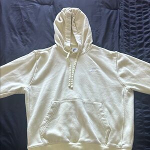 Nike Men's Off-White Pullover Hoodie